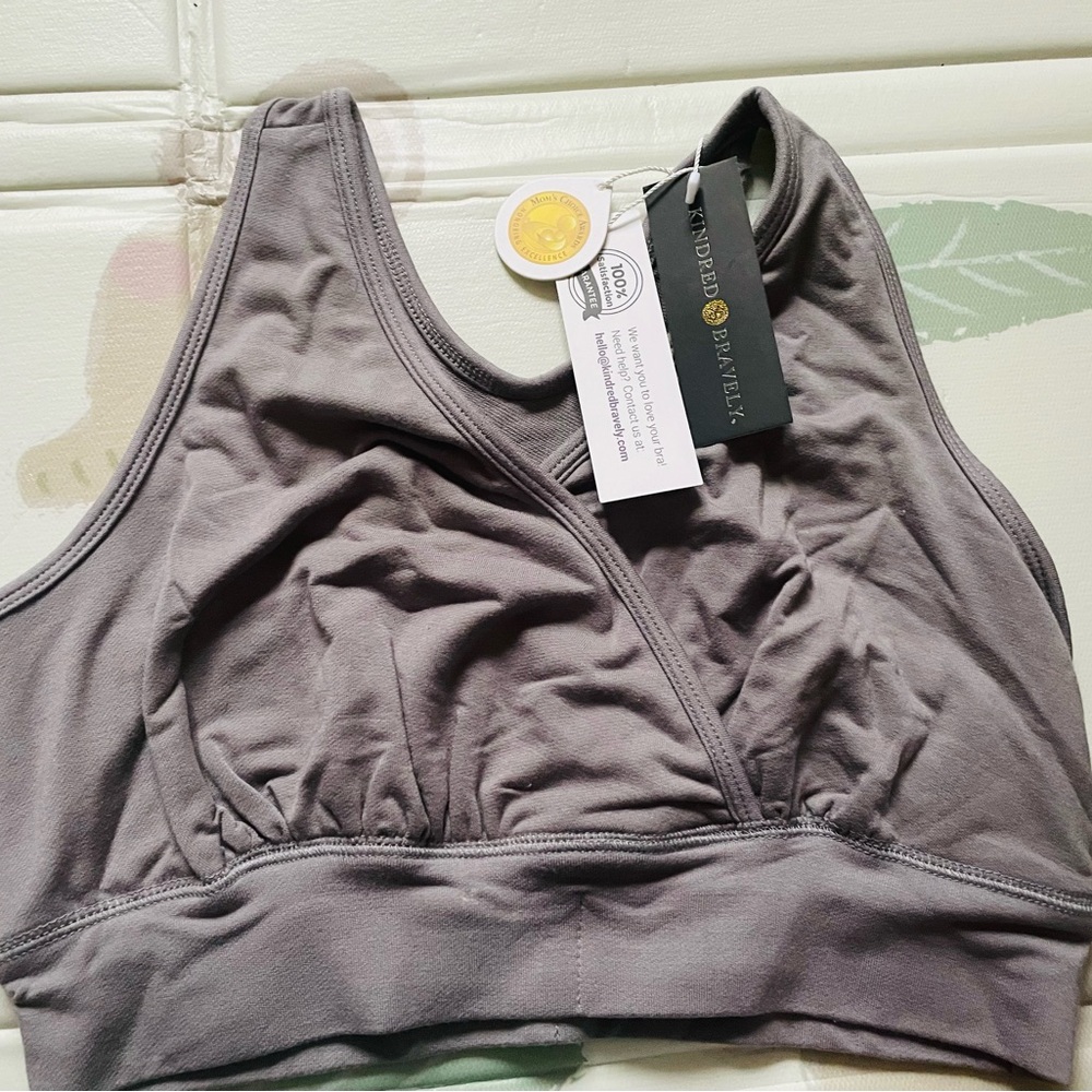 Kindred Bravely French Terry Racerback Nursing & Sleep Bra- Busty M